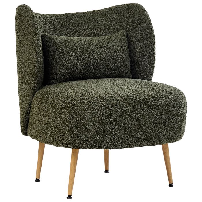 OTSBY II armchair with Boucle cushion Dark green [4]