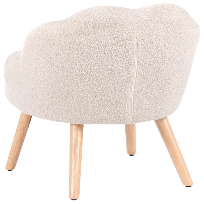Children's armchair MILAND Boucle Light Beige [6]