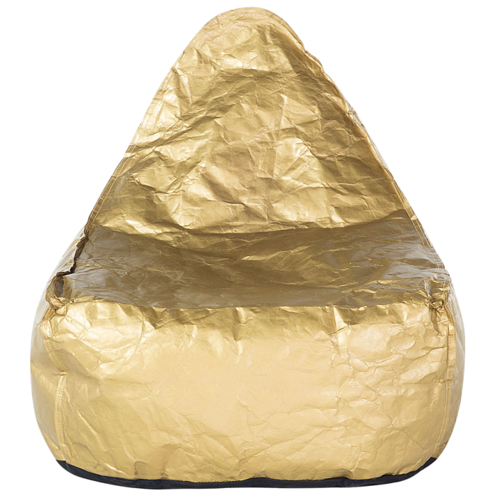 Fotoliu puf 200 L DROP 63 cm 75 cm Auriu [4]