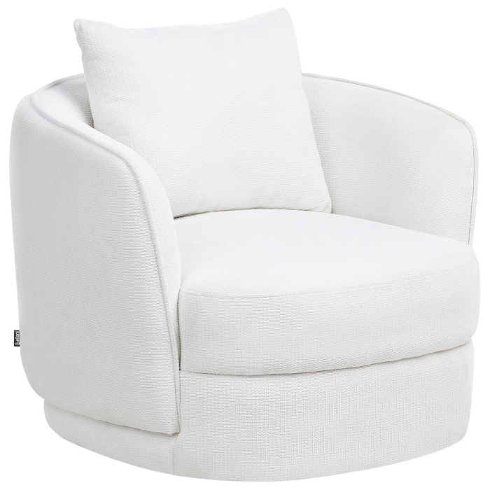 Swivel armchair ANDALEN Off-white [2]