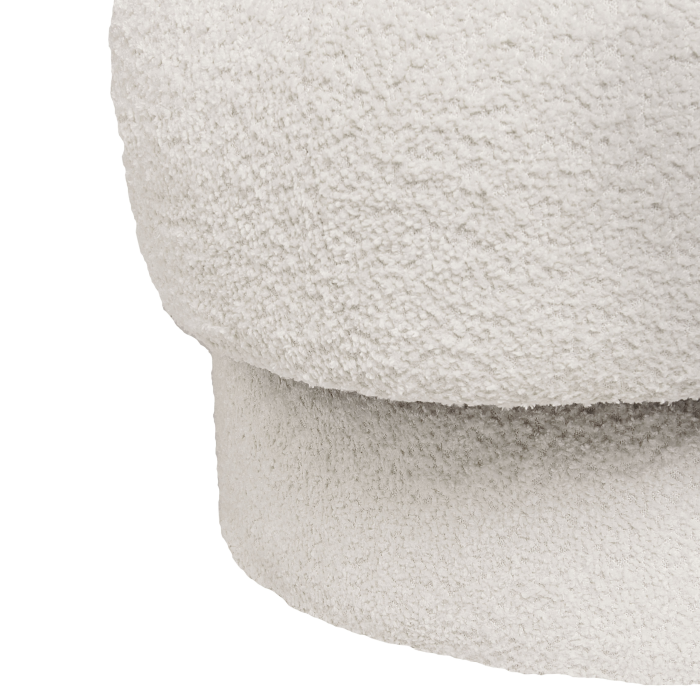 AYLO Swivel Armchair Boucle Off-white [8]