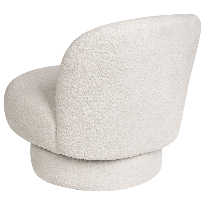 AYLO Swivel Armchair Boucle Off-white [6]
