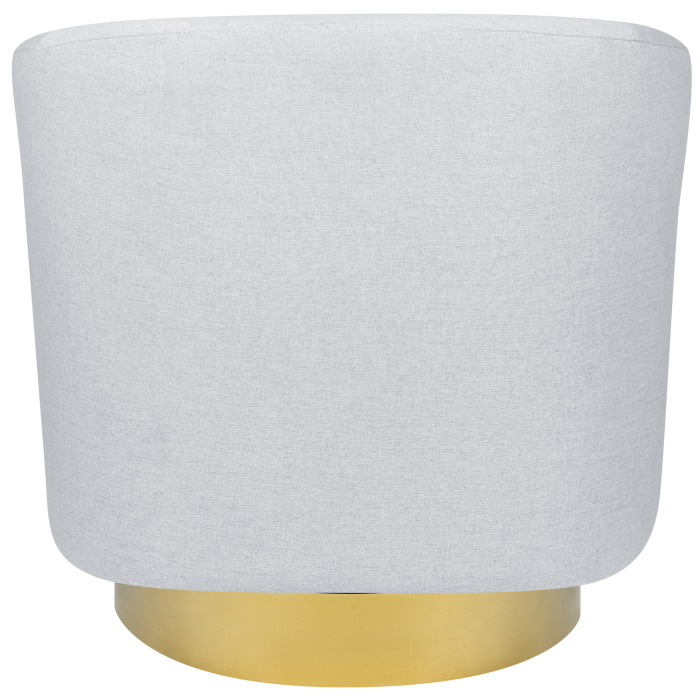 LAVIK Swivel Armchair Light Grey [7]