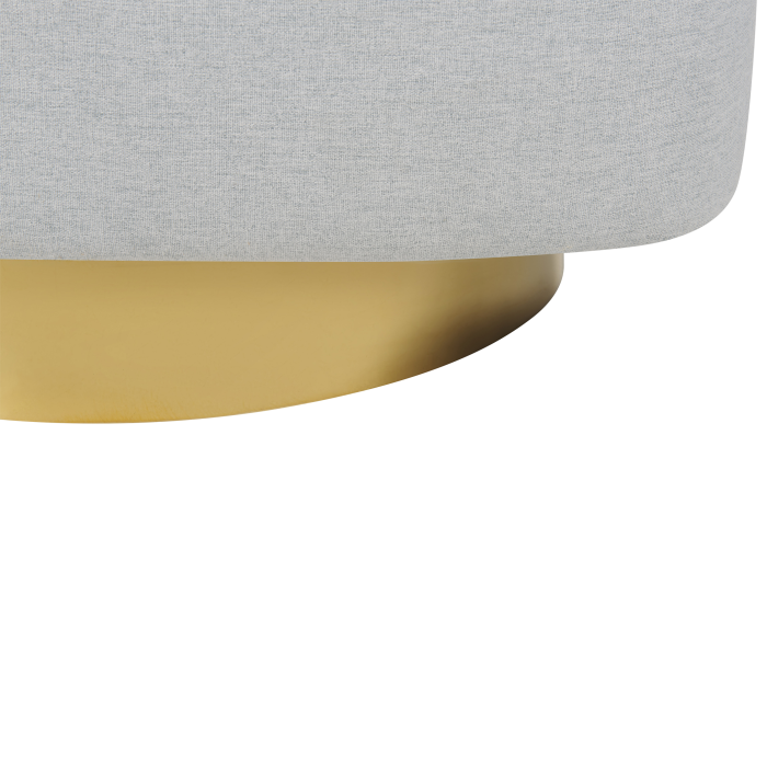 LAVIK Swivel Armchair Light Grey [9]