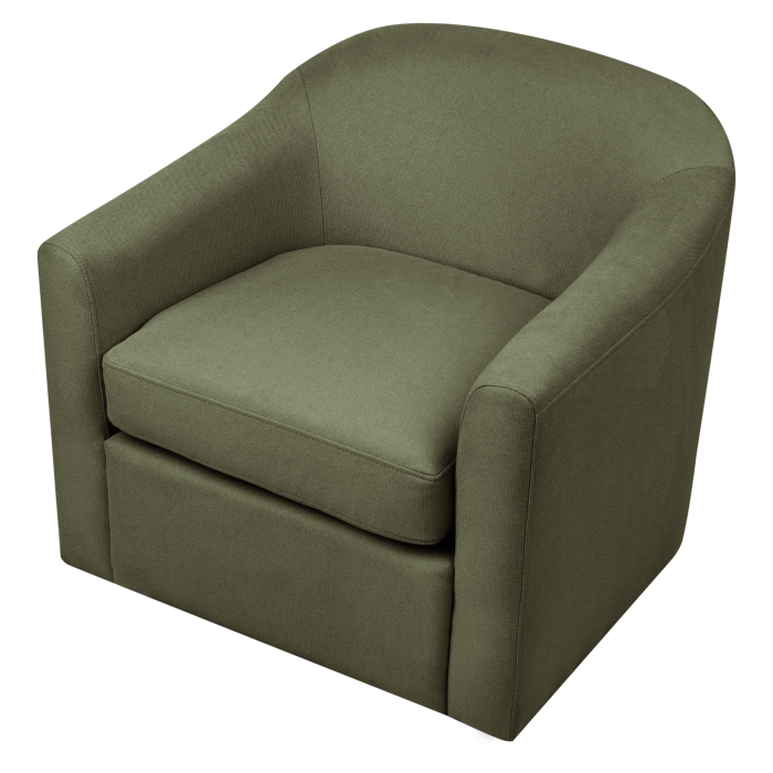 MAGNOR Swivel Armchair Dark Green [6]