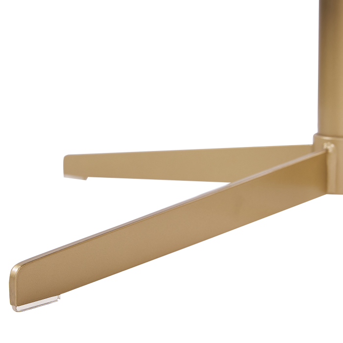 Fotoliu rotativ MOLLE cu taburet Catifea Bej [7]