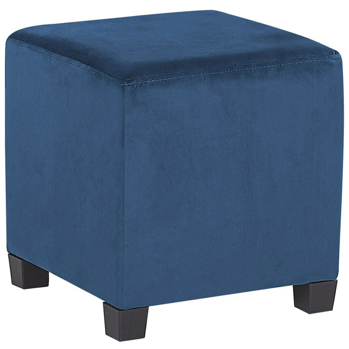 SANDSET armchair with Velvet stool Dark blue [8]