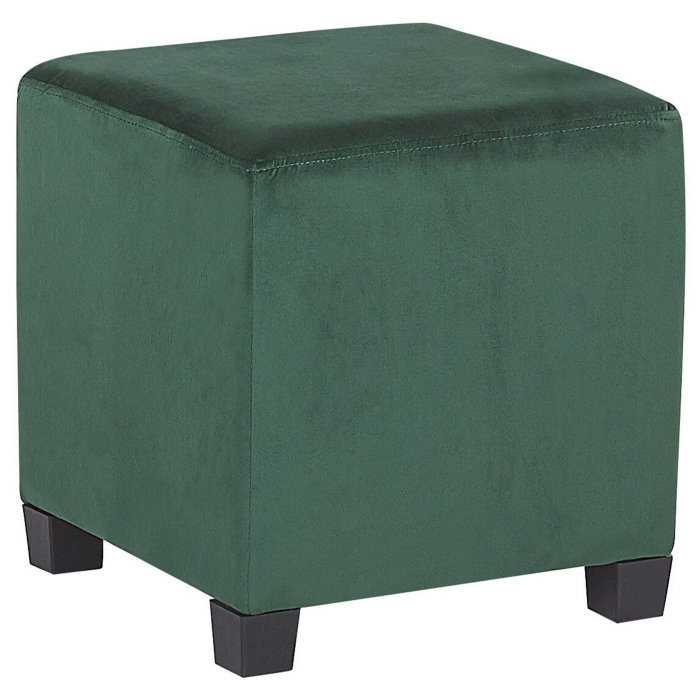 Fotoliu SANDSET cu taburet Catifea Verde închis [8]