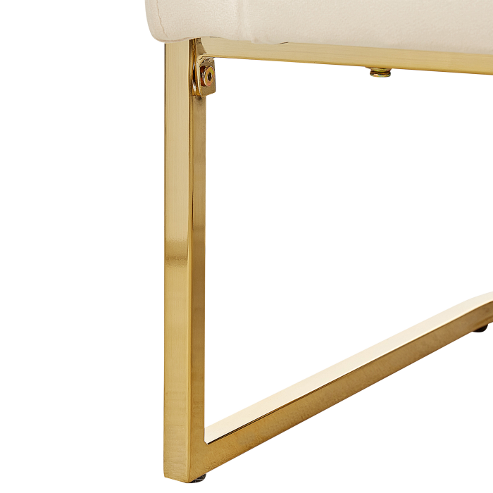 Fotoliu SIRKKA Catifea Bej deschis [7]