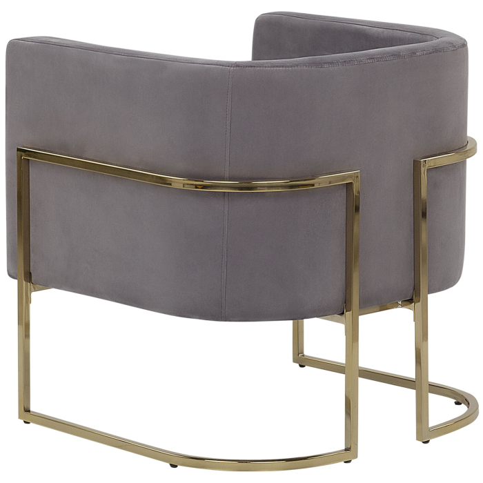 SIRKKA Velvet armchair Grey [4]