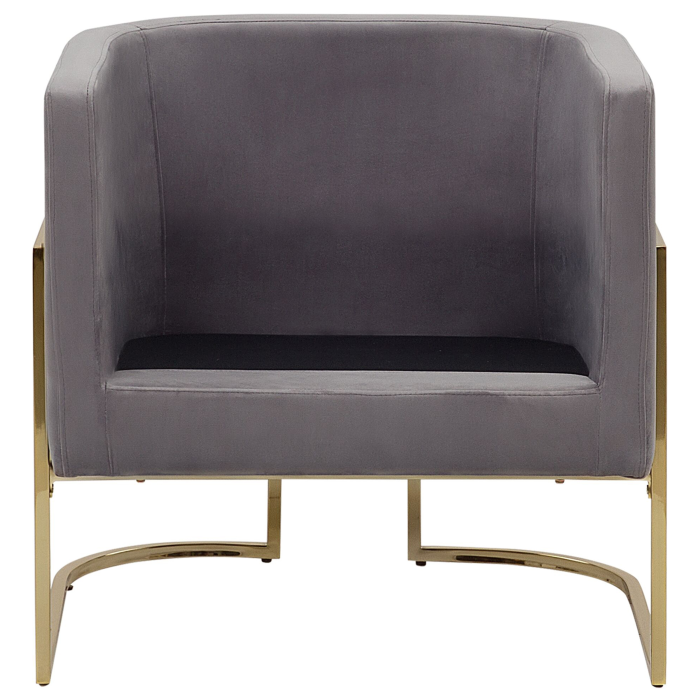 SIRKKA Velvet armchair Grey [6]
