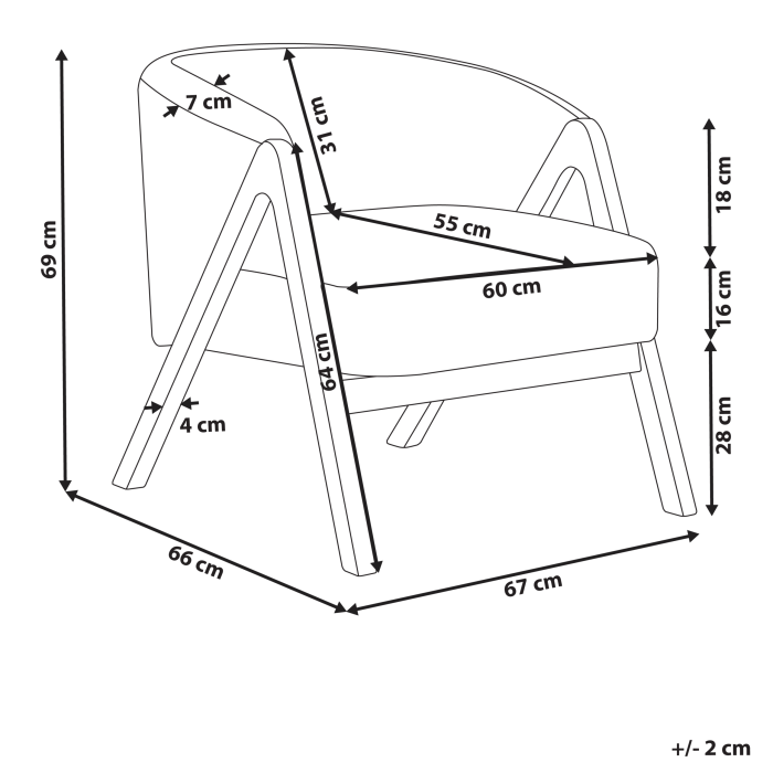 Fotoliu SKEI Boucle Bej [3]