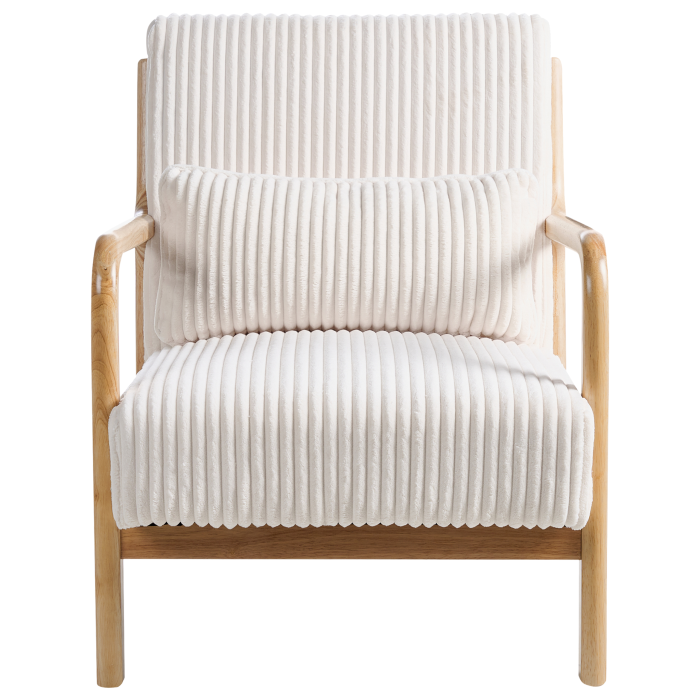 Fotoliu SORSELE Velur Alb [5]