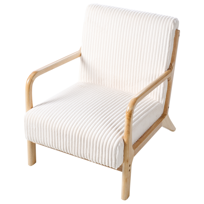 Fotoliu SORSELE Velur Alb [8]