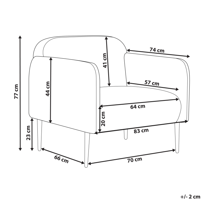 STOUBY Armchair Grey [3]