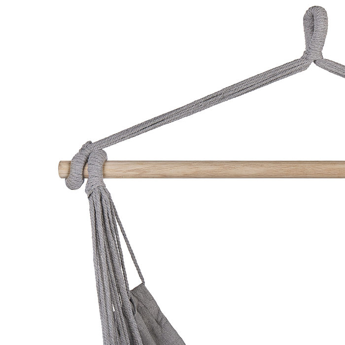 BONEA hanging armchair Cotton Light grey [7]