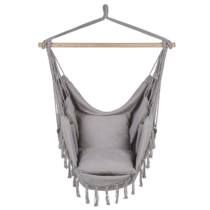 BONEA hanging armchair Cotton Light grey [4]