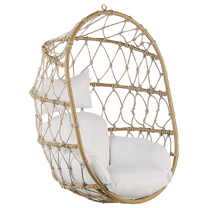 Hanging armchair with support ADRIA Metal Beige [6]