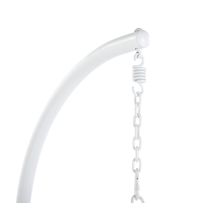 Fotoliu suspendat cu suport ALBA Ratan sintetic Alb [9]