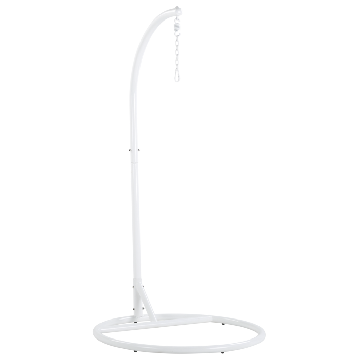 Fotoliu suspendat cu suport ALBA Ratan sintetic Alb [8]