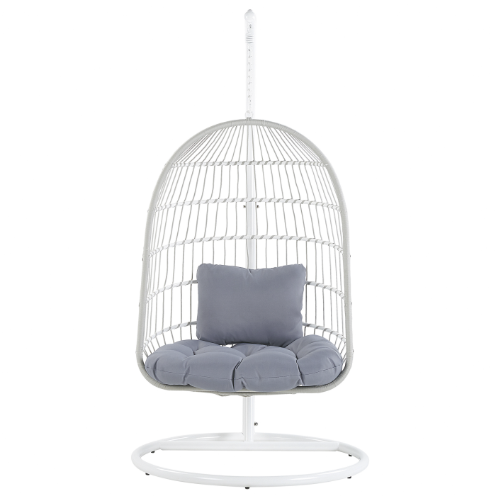 ALLERA Metal White Hanging Armchair [4]
