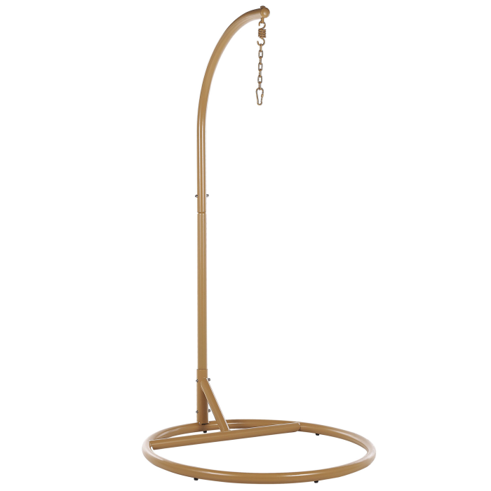 Hanging armchair with support ALLERA Synthetic rattan Beige [8]