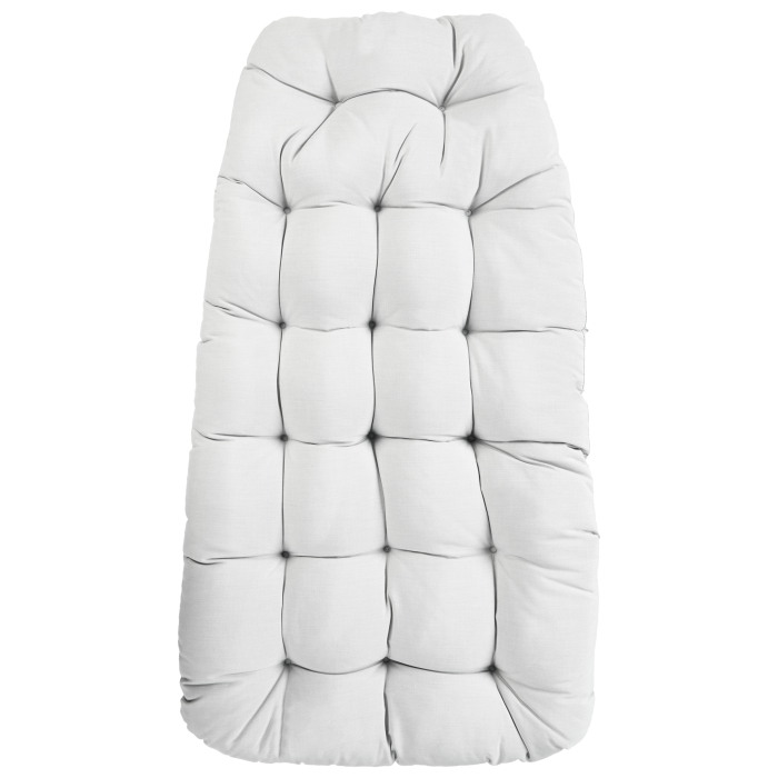 AVEGNO hanging armchair with support Light grey [6]