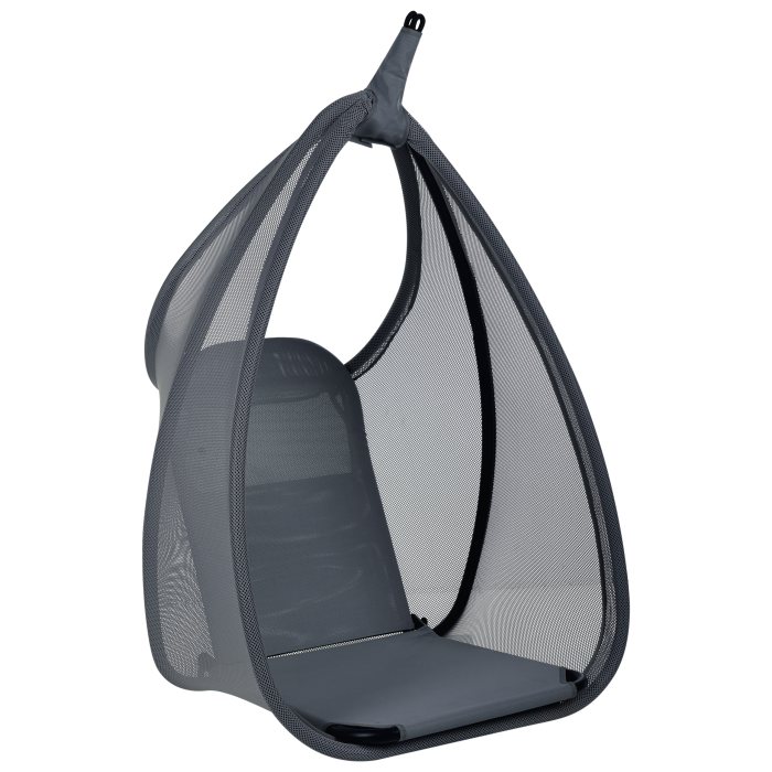 AVEGNO Hanging Armchair with Stand Dark Grey [9]