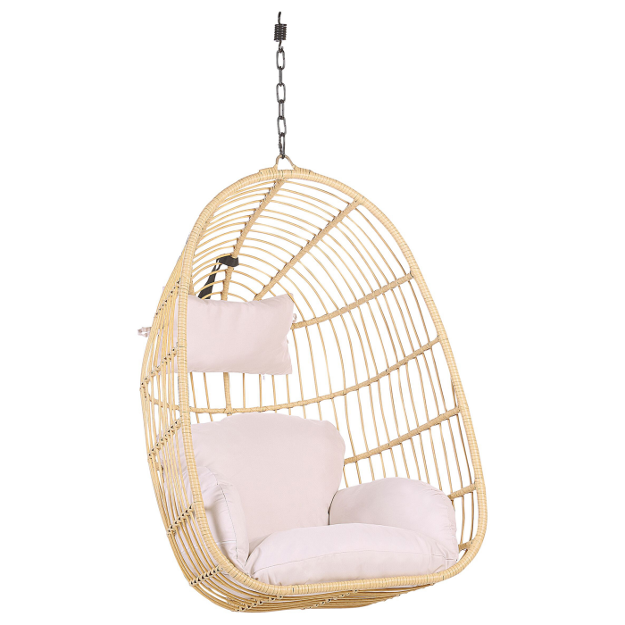 Hanging Armchair with Support CASOLI Synthetic Rattan Natural [6]