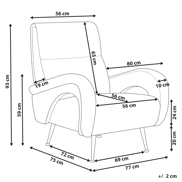 Fotoliu SVALOV Velur Verde mentă [3]