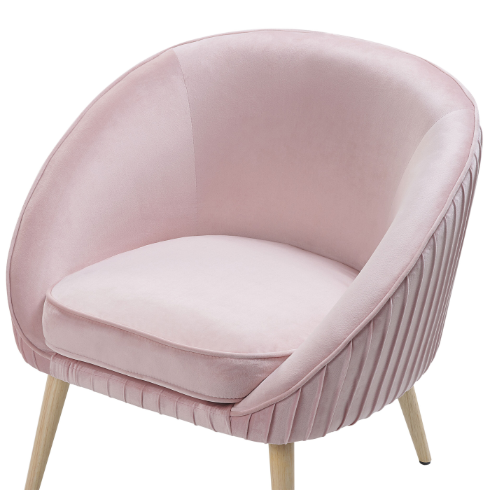 TROMSO armchair Pink velvet [6]