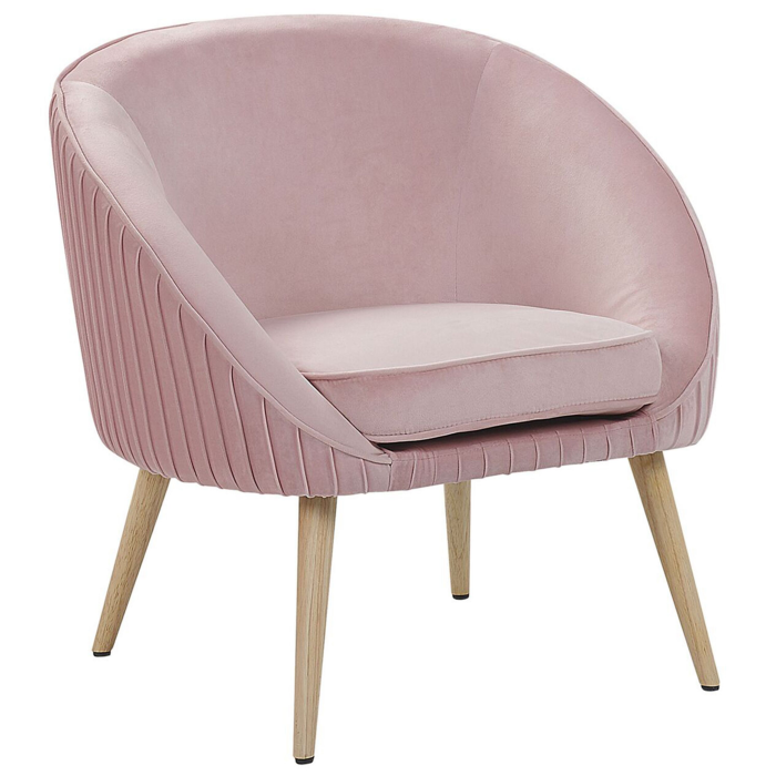 TROMSO armchair Pink velvet [2]