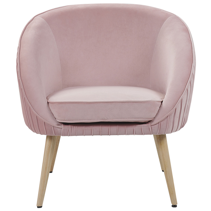 TROMSO armchair Pink velvet [4]