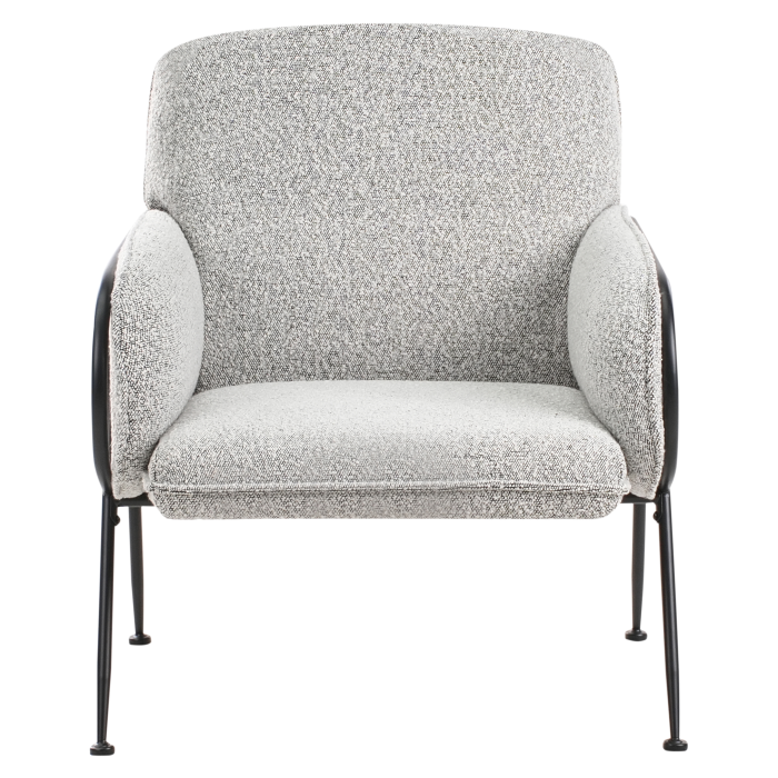 TRYSNES Armchair Black/White [5]