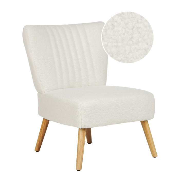 VAASA armchair Boucle White [2]