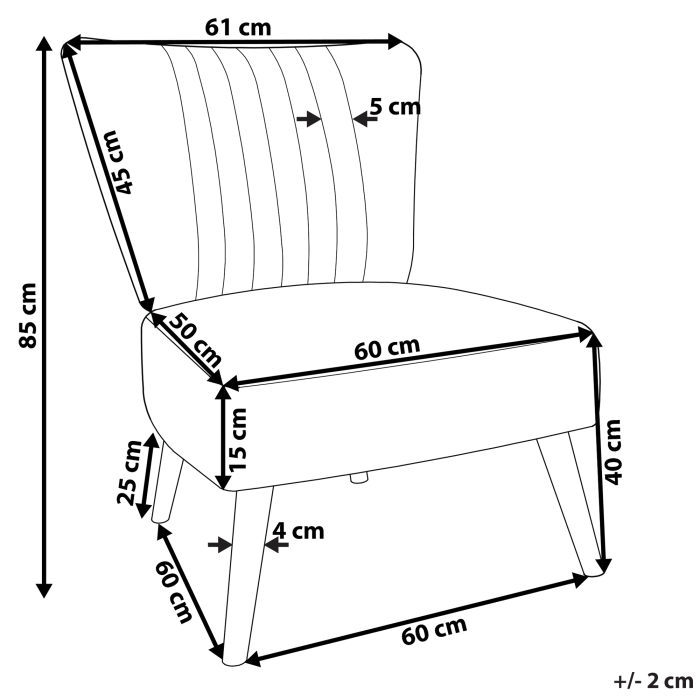 VAASA armchair Boucle White [3]