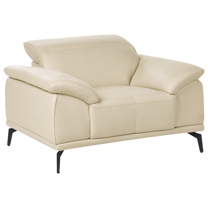 VEJEN Beige eco-leather armchair [2]