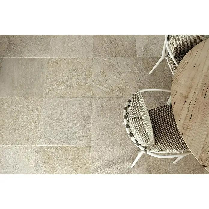 Gresia Regent Ivory 60 × 60 cm, grosime 20 mm – stil texturat cu aspect de piatră [3]