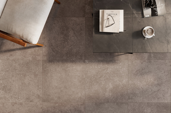 GRESIE HALEN DARK 60X120RT - – plăci porțelanate rectificate, nuanță închisă, aspect modern și elegant, potrivite pentru pardoseli și pereți, ideale atât în spații rezidențiale, cât și comerciale [3]