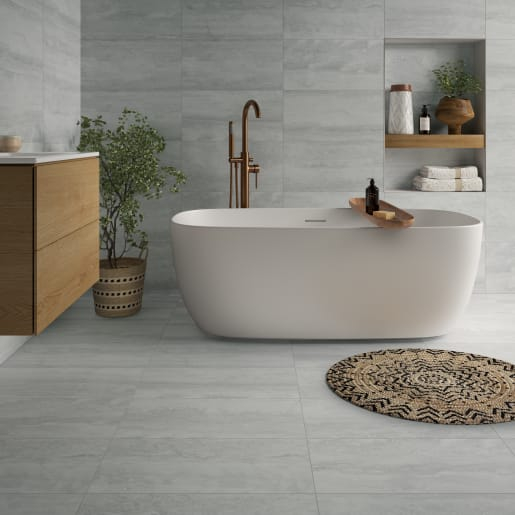 GRESIE YORK ASH 60X120     60X120RT - Plăci porțelanate rectificate 60x120 cm, grosime 9 mm,nuanță neutră Ash [2]