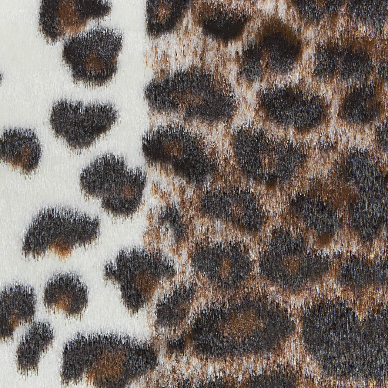 Imitation cowhide BOGONG Brown/White 130 x 170 cm [5]