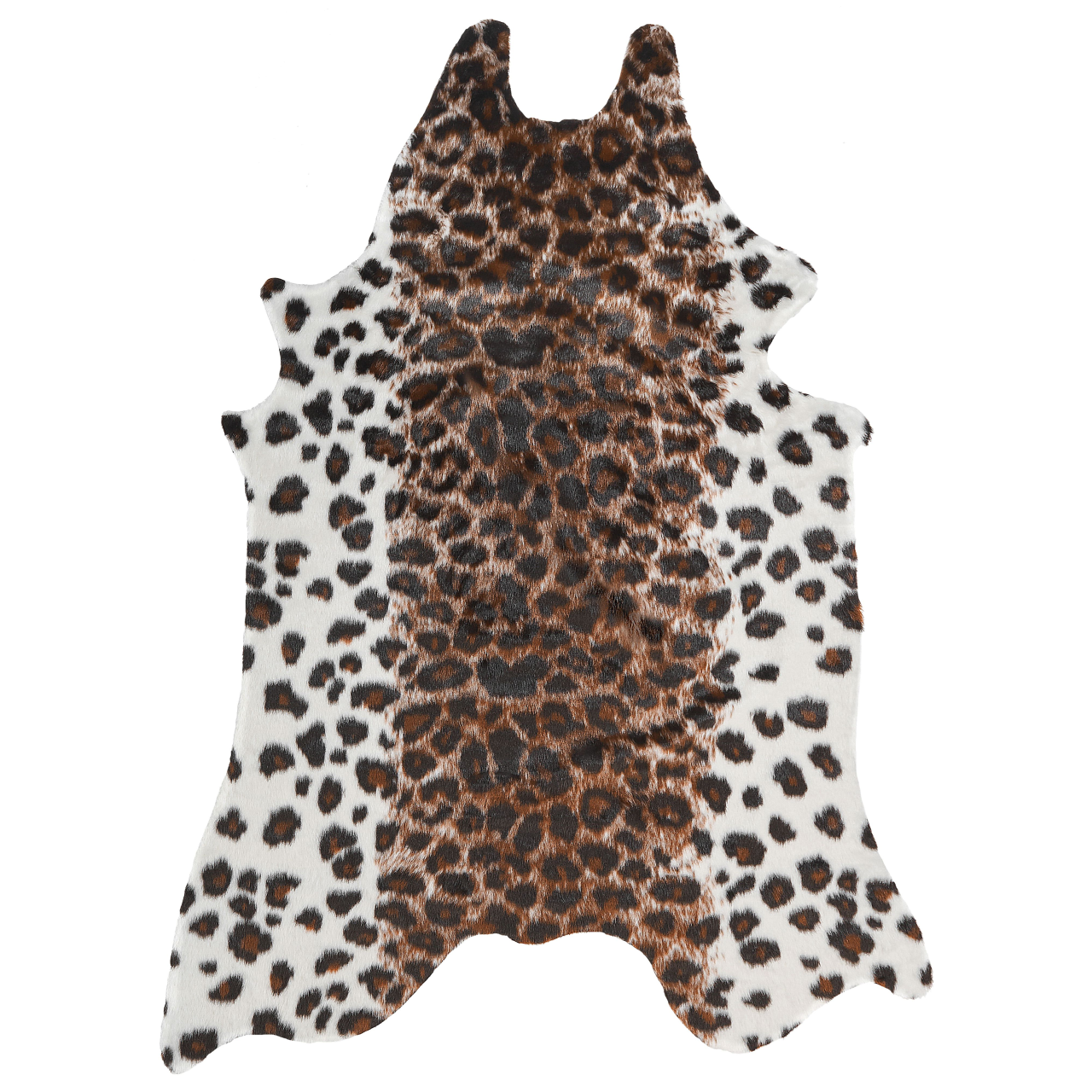 BOGONG Faux Cowhide Brown/White 150 x 200 cm [2]