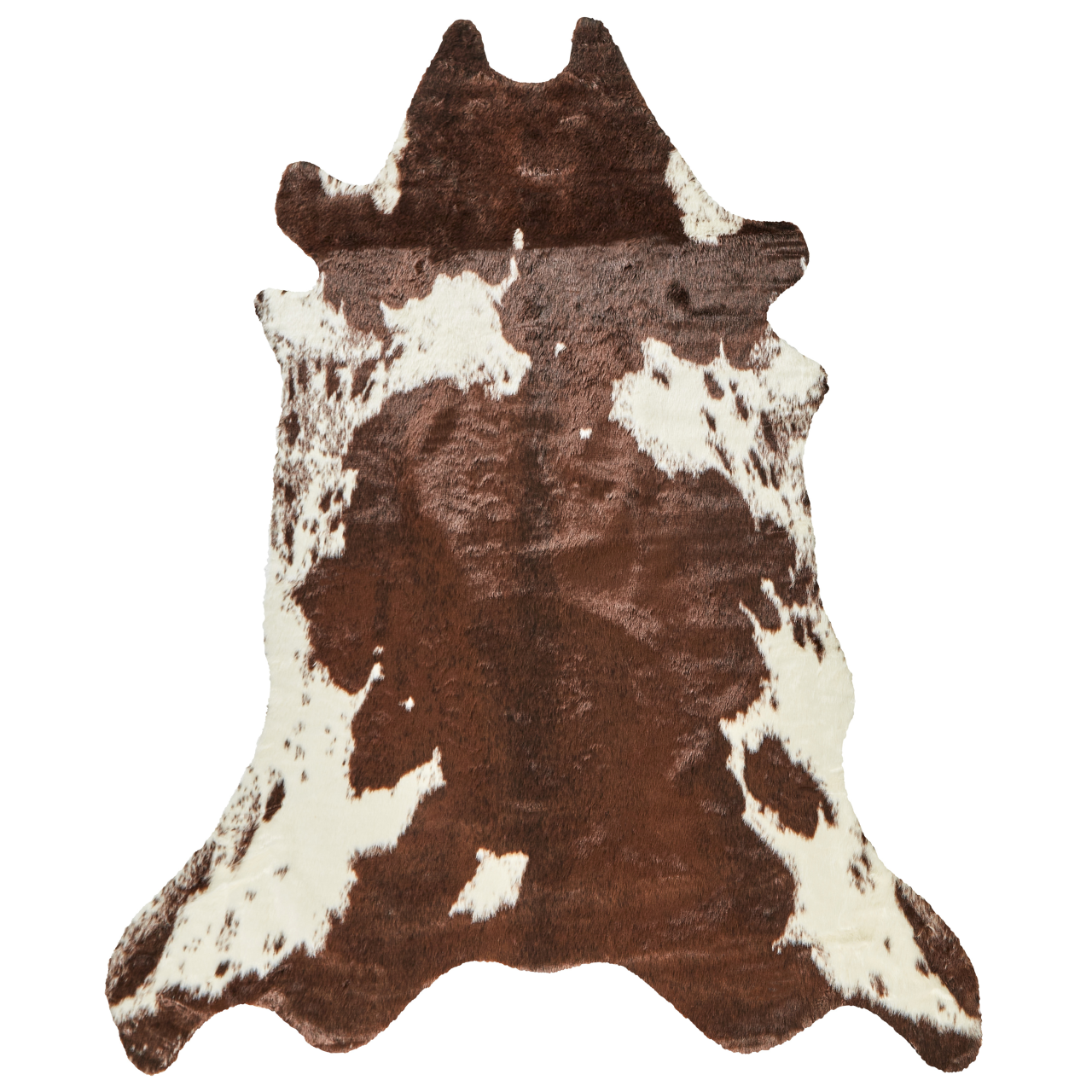 BOGONG Cowhide Faux Leather Dark Brown 150 x 200 cm [2]