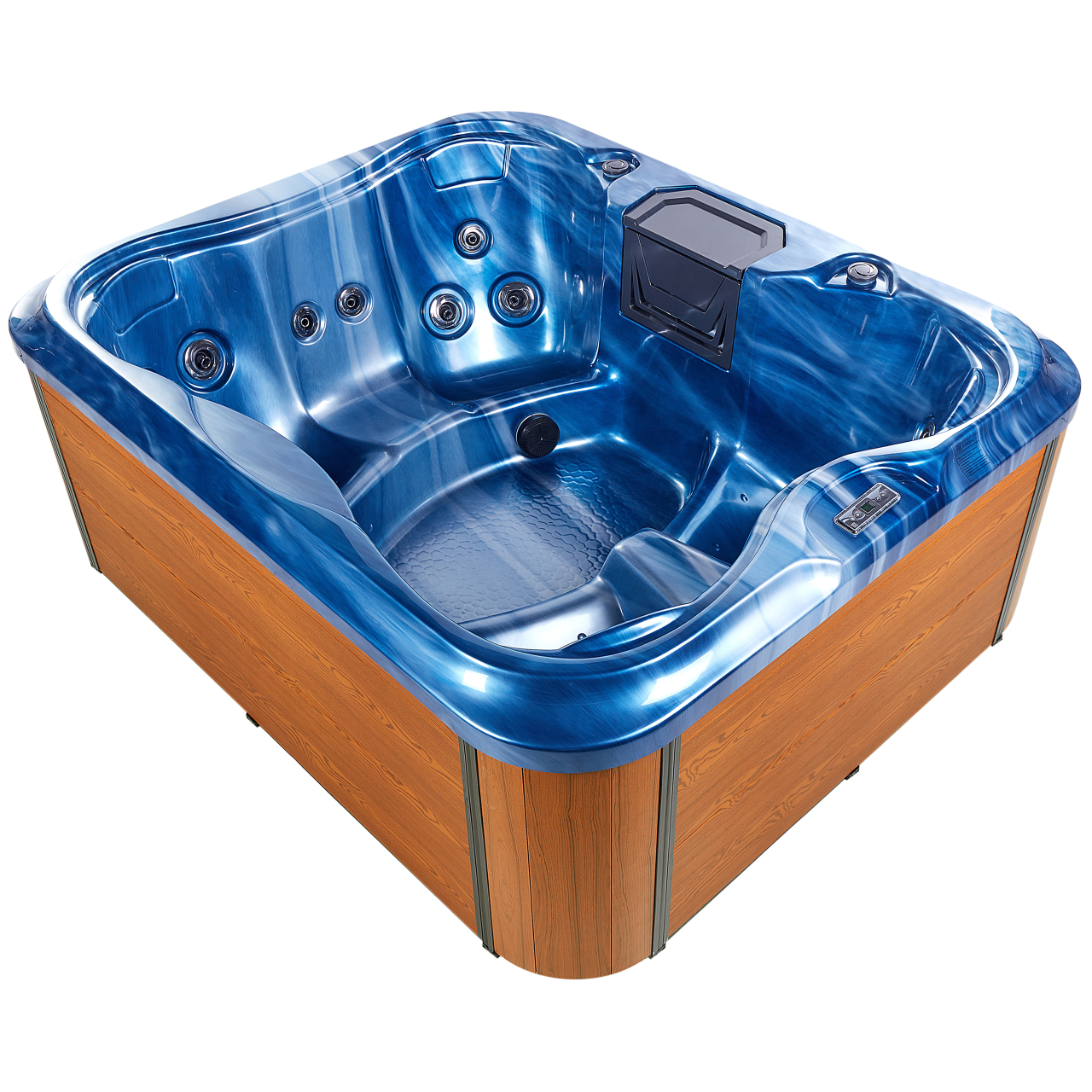 Outdoor jacuzzi with LED ARCELIA Blue [5]