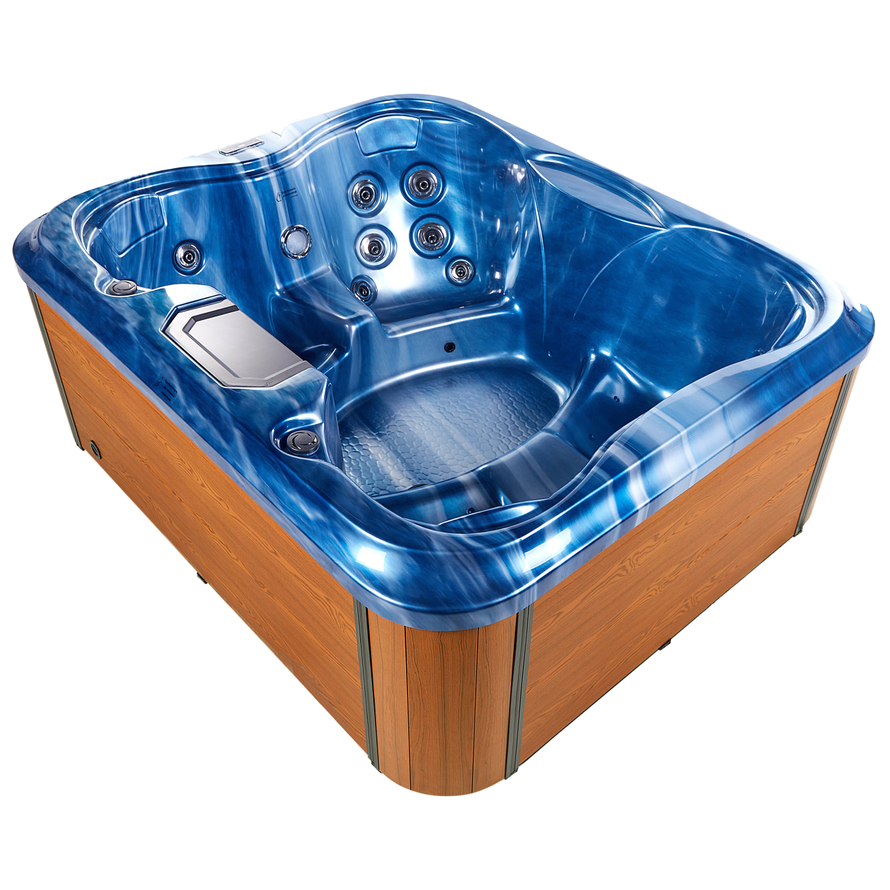 Jacuzzi exterior cu LED ARCELIA Albastru [2]