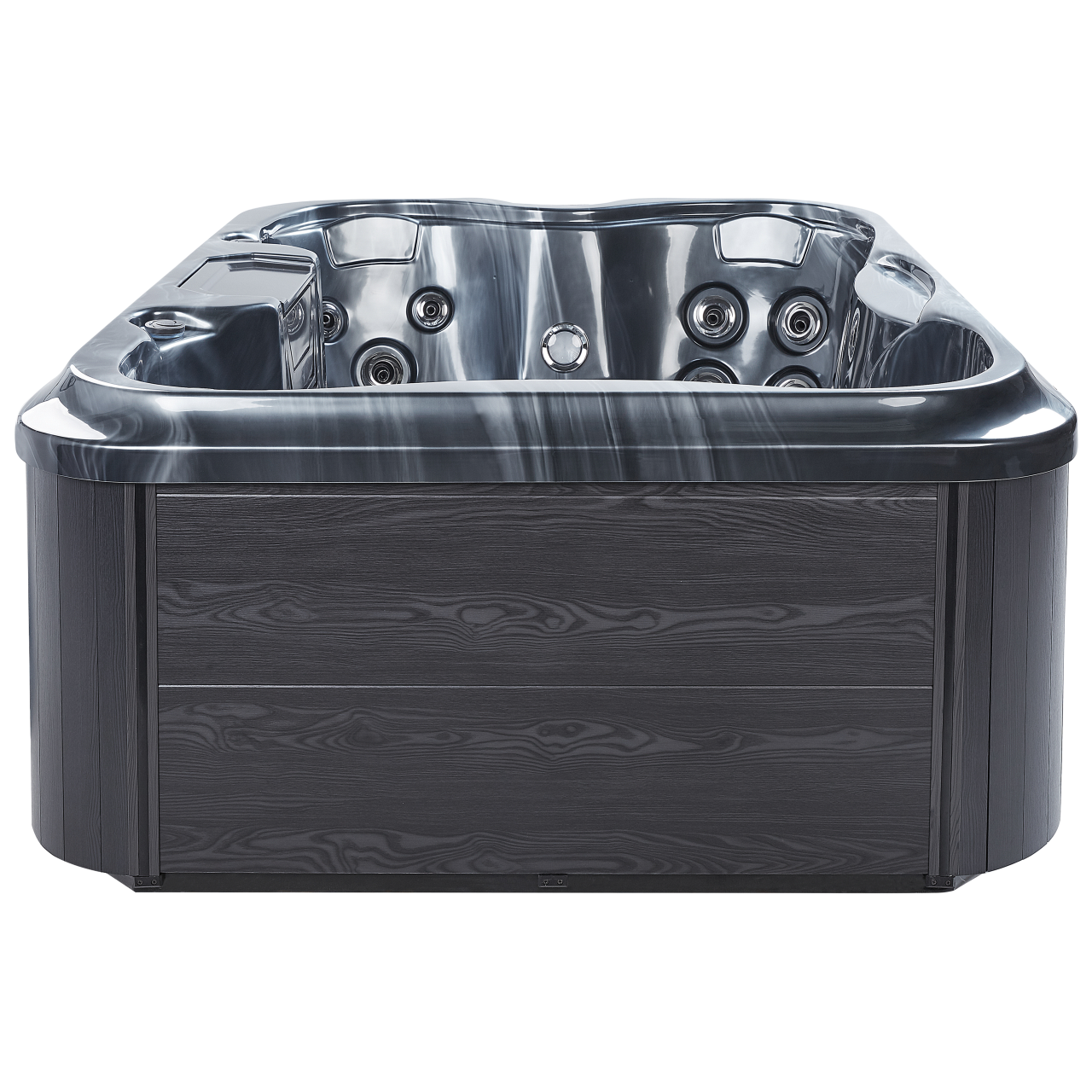 Outdoor Jacuzzi with LED ARCELIA Grey [8]