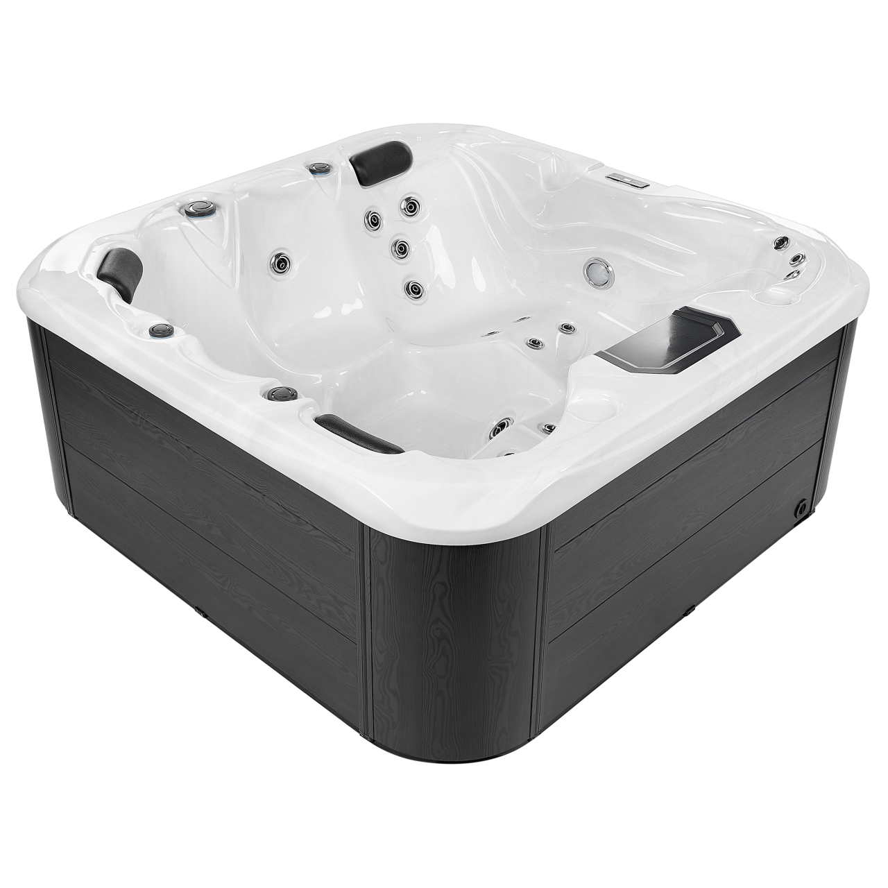 Outdoor Jacuzzi with LED LASTARRIA White [2]