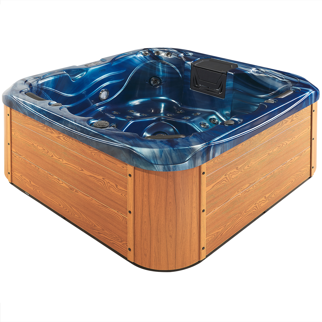 Outdoor Jacuzzi with LED LASTARRIA Blue [8]
