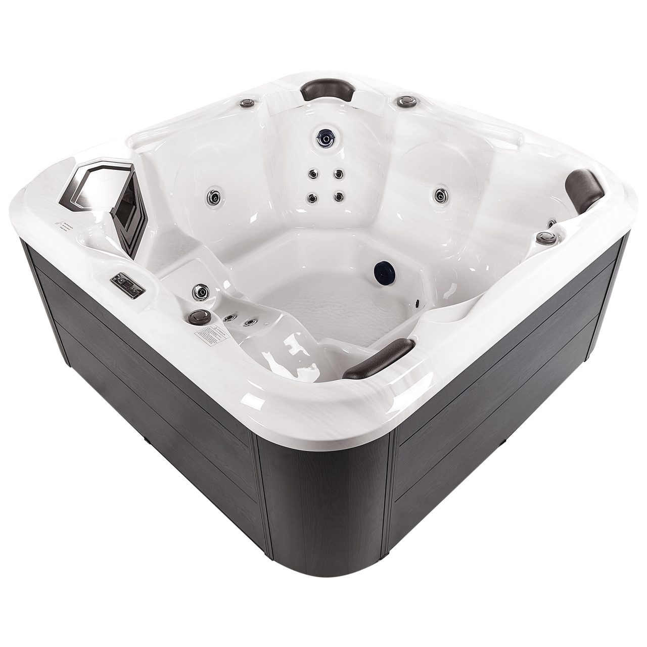 Outdoor jacuzzi with LED TULAROSA White [6]
