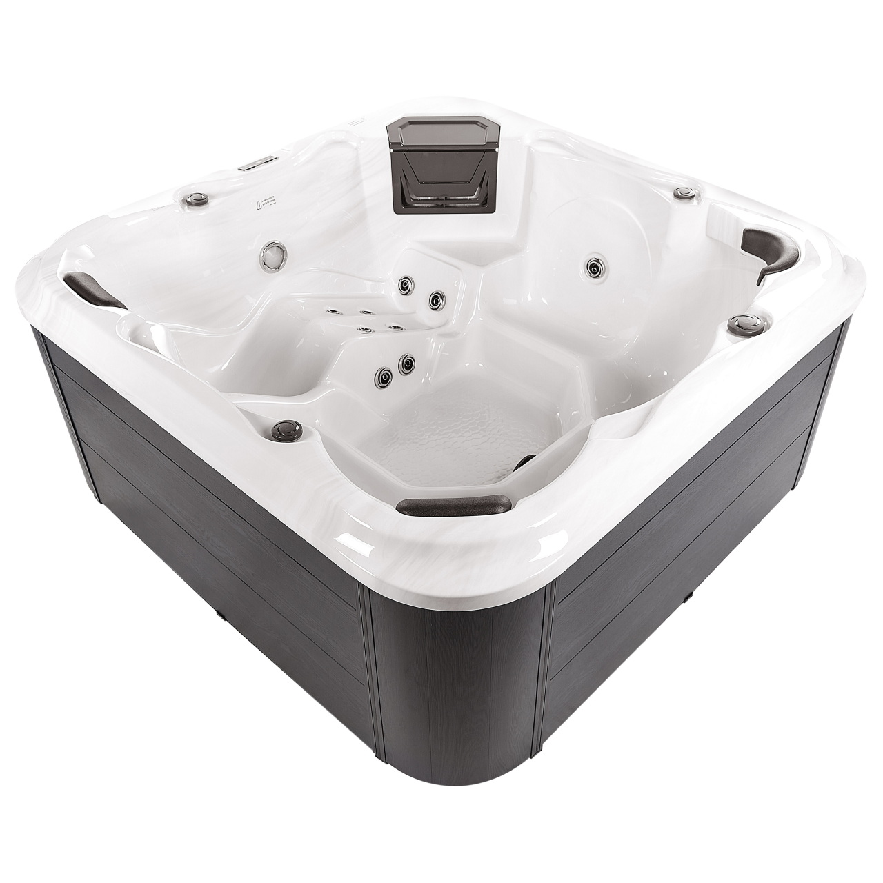 Outdoor jacuzzi with LED TULAROSA White [5]